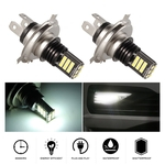 Professional 2pcs / set Luzes H4 / 9003 8 linhas 24SMD Alto Brilho LED anti-nevoeiro Bulb