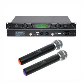 Arc-100 Microfone Sem Fio Duplo Uhf, 2 Transmissores Microfones de M?O Arcano - Unico