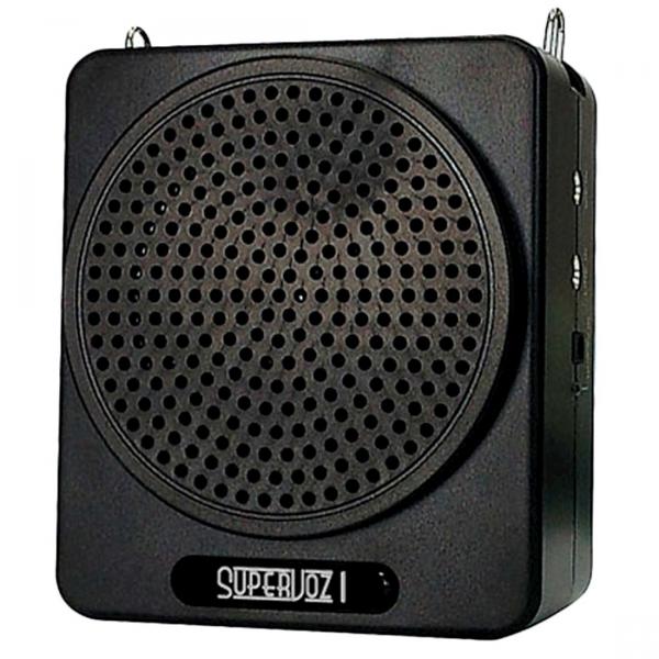Audio Microfone TSI-625 Cabeça e Amplificador Preto 8 Watts Frequência 80 HZ a 12 KHZ - TSI