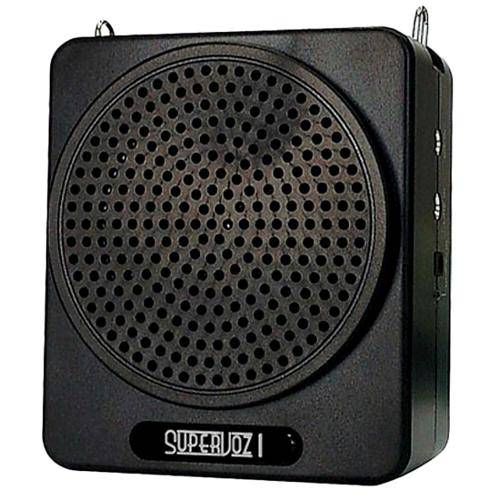 Audio Microfone Tsi-625 Cabeça e Amplificador Preto 8 Watts Frequência 80 Hz a 12 Khz