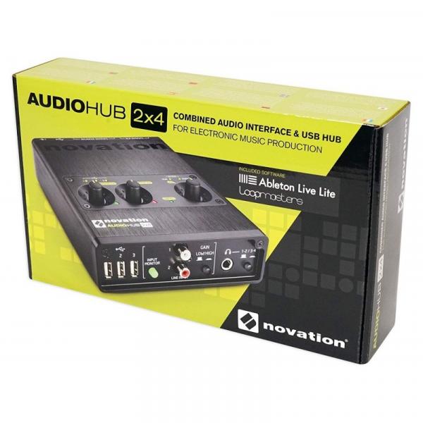 Audiohub 2x4 Audio Interface Novation USB 2.0 H