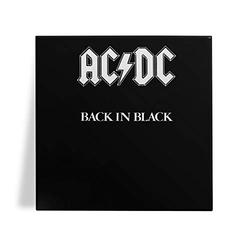Azulejo Decorativo AC DC Back In Black 15x15