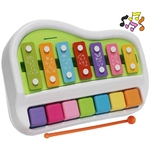 Baby Xilofone Infantil Musical Notas Educativo Baquetinha Menino Menina Modelo ZP00526 Certificado Pelo Inmetro Colorido Didático Original Zoop Toys