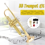 Bach Trompete Banhado A OURO CHAVE LT180S-72 Plana Bb Profissional Trompete Sino Top Instrumentos Musicais Latão