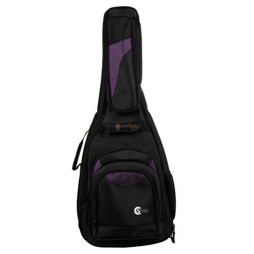 Bag Custom Sound Guitarra Gt 2 – Preto/roxo