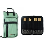Bag de Baquetas Case & Bags Verde Água em Eco Courino Tamanho Extra Grande Top de Linha