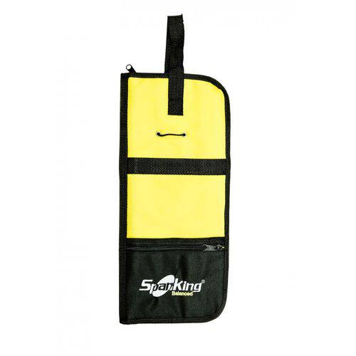 Bag de Baquetas Spanking Black/yellow Compacto com Divisórias Internas (4162)