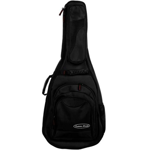 Bag Guitarra Custom Sound Gt2-Bk Preto Nylon 600