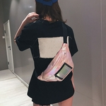 Bag Moda Mulheres Estudantes Outdoor Sports Zipper Messenger Bag Peito cintura Bag