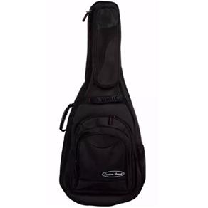 Bag para Violão Folk Custom Sound Capa Luxo Preta Vf 2 Bk Estofada