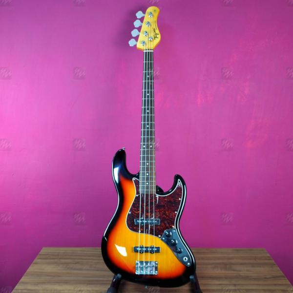 Baixo 4 Cordas Tagima Jazz Bass TW-73 Sunburst C/ Escudo Tortoise Série Woodstock - Tagima