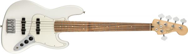 Baixo Fender 014 9953 Player Jazz Bass V Pf 515 Polar White