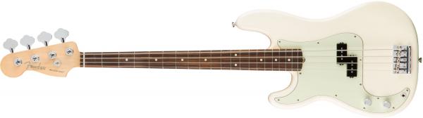 Baixo Fender 019 4620 - Am Professional Precision Bass Lh Rosewood - 705 - Olympic White