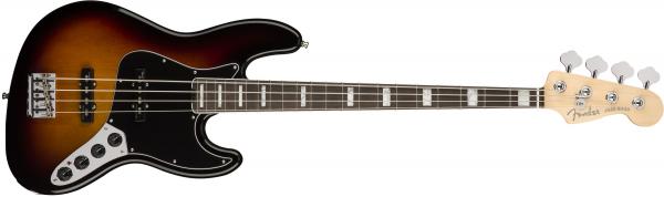 Baixo Fender 019 7001 Am Elite Jazz Bass Ebony 700 Sunburst