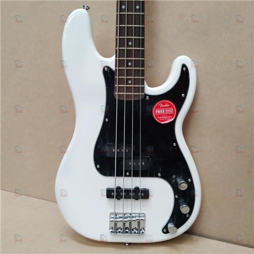 Baixo Fender 4 Cordas Squier Affinity Precision Jazz Bass Branco Olympic White Escudo Preto - Fender