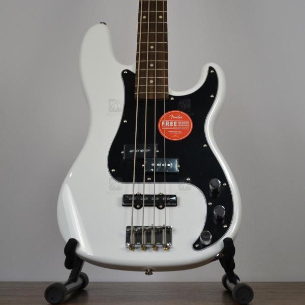 Baixo Squier Fender Affinity PJ. Bass LR 505 Olympic White
