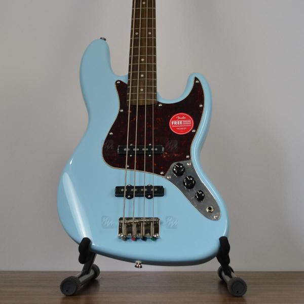 Baixo Squier Fender Vibe 60s Jazz Bass LR 504 Daphne Blue