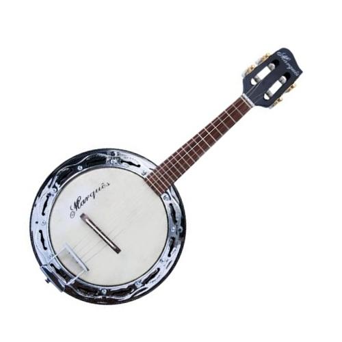Banjo de Madeira Eletrico Preto - Marquês Musical