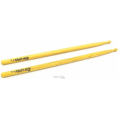 Baqueta Los Cabos Power Beat White American Hickory 5a (padrão 5a) Made In Canada (lcdpb5a)