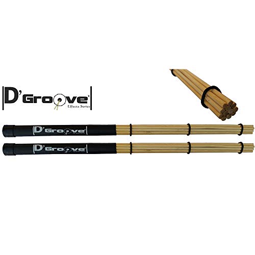 Baqueta para Bateria - Rods Sticks(bambu) D'Groove Silenciosa (Effect Series)