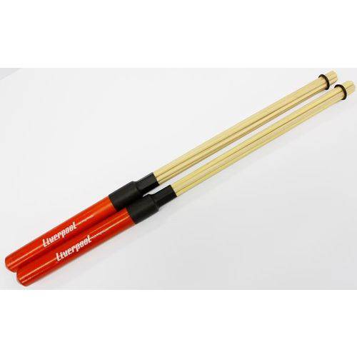 Baqueta Rod Liverpool Hot-Pop Rods Medium com Cerdas de Marfim (mais Duras) e Peso Médio Rd-152