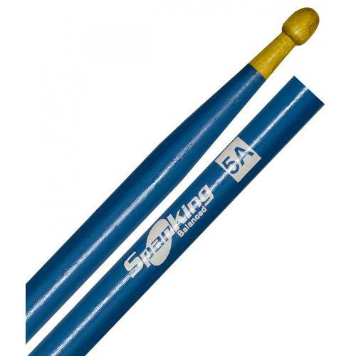 Baqueta Spanking Linha Colorida 5a Clássica Azul (4052az)