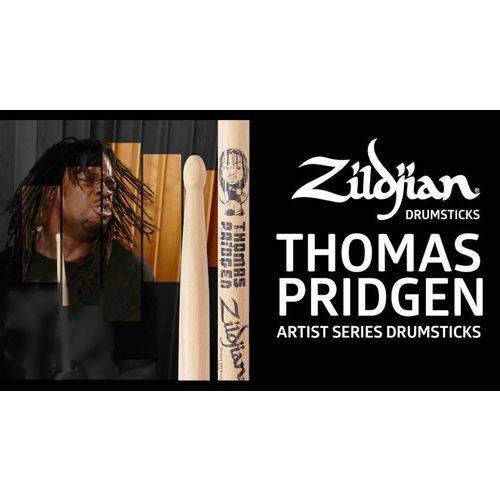 Baqueta Zildjian Signature Thomas Pridgen Astp (padrão 5b)