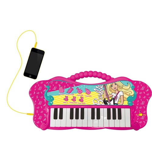 Barbie Teclado Fabuloso com Função MP3 - Fun Divirta-se