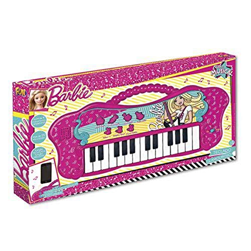 Barbie Teclado Fabuloso Eletrônico - Fun