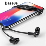Viva Baseus S06 Neckband Bluetooth fone de ouvido fone de ouvido sem fio para Xiaomi iPhone Samsung