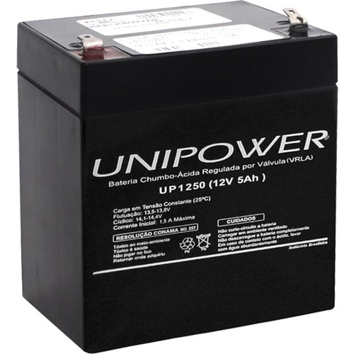 Bateria 12V 5,0Ah - Up1250 - Unipower