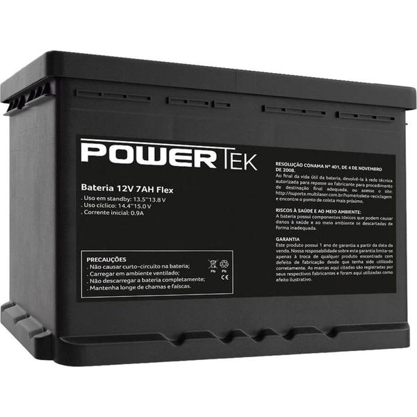 Bateria 12v 7ah - Flex En012 - Powertek