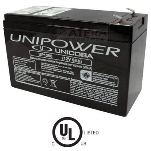 Bateria 12v - 9ah Up1290 Unipower