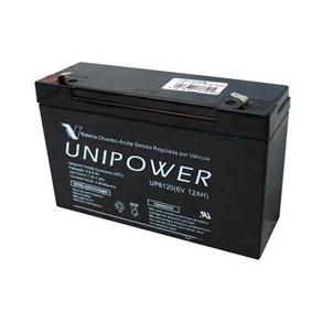 Bateria 6v 12a Selada Up6120 Unipower