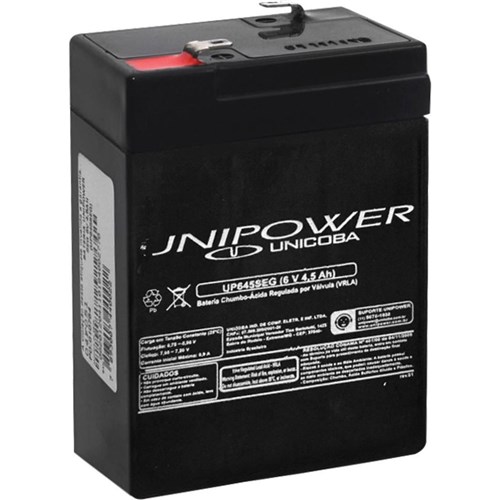 Bateria 6V 4,5Ah - Up645Seg - Unipower