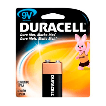 Bateria 9V Alcalina - Duracell