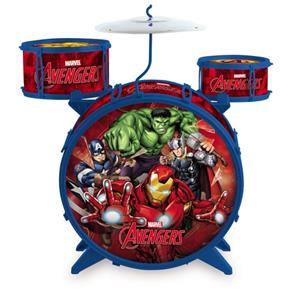 Bateria Acústica Infantil Avengers Vingadores Disney - Toyng