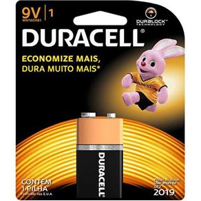 Bateria Alcalina 9v Duracell Mn1604
