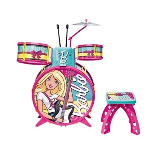 Bateria Barbie Glamourosa Infantil - Fun
