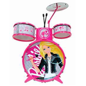 Bateria Barbie Pop Star Musical C/ Banquinho 3847 - Fun