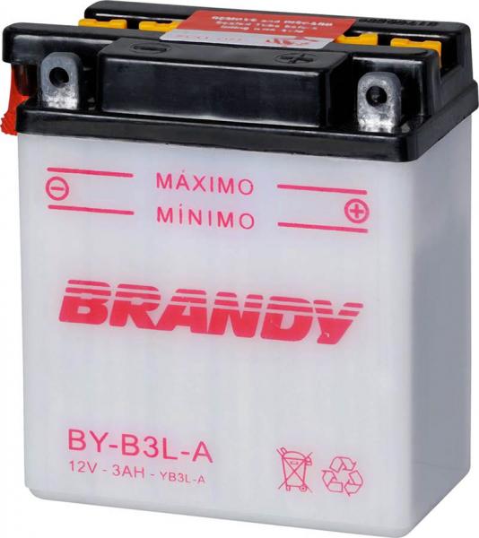 Bateria Brandy Yb3la 0007 Xl 200 - Xl 250r - Xlx 250r - Xlx 350r - Xl R 650 - Xr R 650 - Dt 180 - Dt Z 180 - Tdr 180 - Vespa Px 200