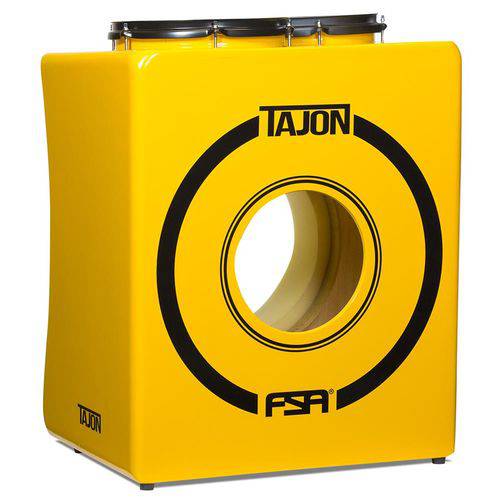 Bateria Cajón Fsa Tajon Master Taj22 Amarelo Mini Bateria Cajón Kit Compacto
