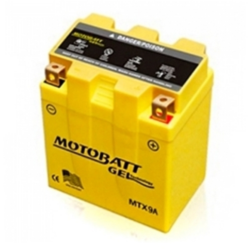 Bateria de Gel Motobatt Mtx9a 9ah Ktm 400 620 640 / Dafra Smart Laser - Kansas 150