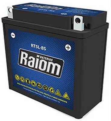 Bateria de Moto Raiom Rt5l-Bs 5ah 12v Selada