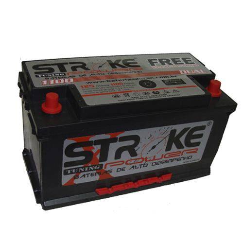 Bateria de Som Stroke Power 125ah/hora e 1100ah/pico Selada.