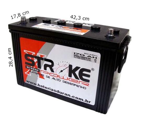 Bateria de Som Stroke Power 170ah/hora e 1520ah/pico