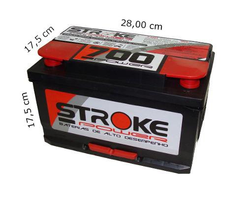 Bateria de Som Stroke Power 90ah/hora e 700ah/pico