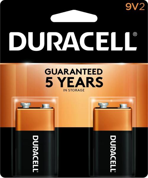Bateria Duracell Alcalina C/ 2 Unidades 9v