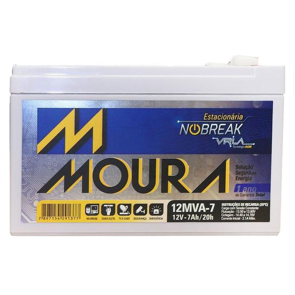 Bateria Estacionária Nobreak 12v 7ah / 20h Moura