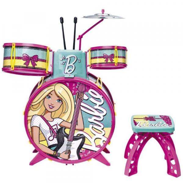 Bateria Infantil Barbie - Fun